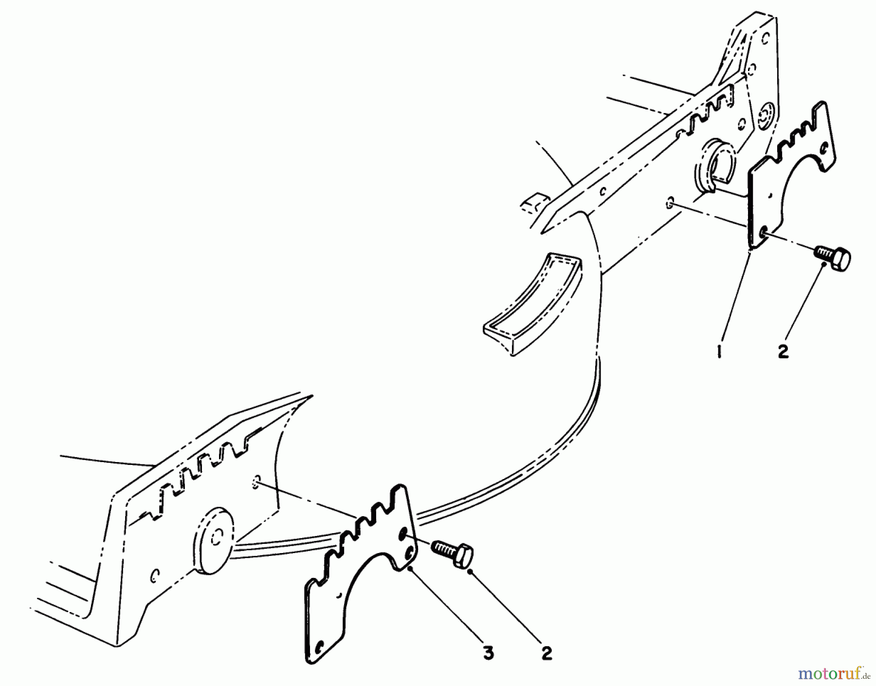  Toro Neu Mowers, Walk-Behind Seite 1 20624 - Toro Lawnmower, 1986 (6000001-6999999) WEAR PLATE KIT NO. 49-4080 (OPTIONAL)