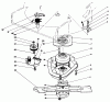Toro 20624 - Lawnmower, 1987 (7000001-7999999) Ersatzteile BLADE & BRAKE CLUTCH ASSEMBLY