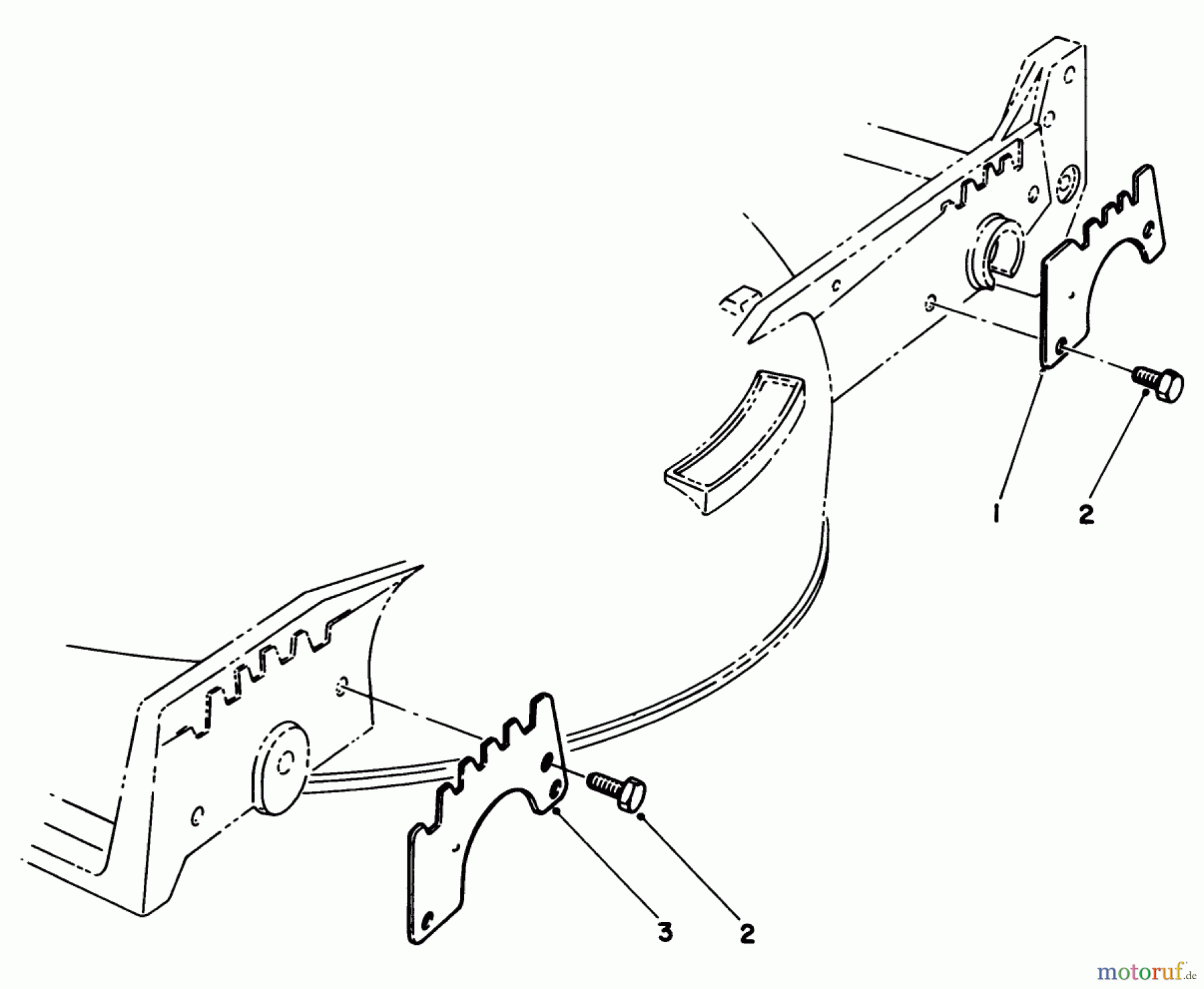 Toro Neu Mowers, Walk-Behind Seite 1 20624 - Toro Lawnmower, 1987 (7000001-7999999) WEAR PLATE KIT N0. 49-4080 (OPTIONAL)
