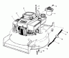 Toro 20624 - Lawnmower, 1988 (8000001-8999999) Ersatzteile ENGINE ASSEMBLY