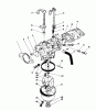 Toro 20624C - Lawnmower, 1988 (8000001-8999999) Ersatzteile CARBURETOR ASSEMBLY (MODEL NO. VMH7)