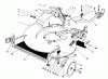 Toro 20624C - Lawnmower, 1988 (8000001-8999999) Ersatzteile HOUSING ASSEMBLY