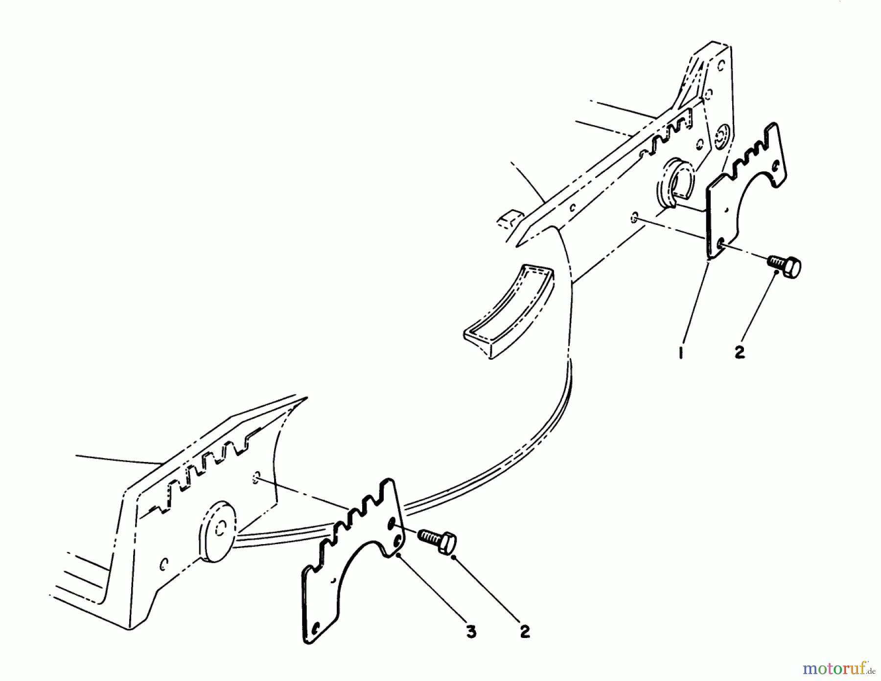  Toro Neu Mowers, Walk-Behind Seite 1 20624C - Toro Lawnmower, 1988 (8000001-8999999) WEAR PLATE KIT NO. 49-4080 (OPTIONAL)