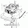 Toro 20626C - Lawnmower, 1987 (7000001-7999999) Ersatzteile ENGINE ASSEMBLY (MODEL VMG6)