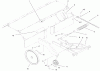 Toro 79271 - 36" Tiller, 260 Series Lawn and Garden Tractors, 2002 (220000001-220999999) Listas de piezas de repuesto y dibujos HITCH ASSEMBLY