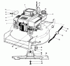 Toro 20627C - Lawnmower, 1987 (7000001-7999999) Ersatzteile ENGINE ASSEMBLY #1