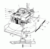Toro 20627C - Lawnmower, 1988 (8000001-8999999) Ersatzteile ENGINE ASSEMBLY #1