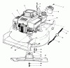 Toro 20628C - Lawnmower, 1987 (7000001-7999999) Ersatzteile ENGINE ASSEMBLY #1