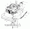 Toro 20629C - Lawnmower, 1986 (6000001-6999999) Ersatzteile ENGINE ASSEMBLY #1