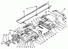 Toro 79370 - 36" Tiller, 300 Series Garden Tractors, 1993 (3900001-3999999) Listas de piezas de repuesto y dibujos GEAR CASE ASSEMBLY