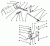 Toro 79370 - 36" Tiller, 300 Series Garden Tractors, 1994 (4900001-4999999) Ersatzteile HITCH ASSEMBLY
