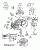Toro 20666 - Lawnmower, 1990 (0000001-0999999) Listas de piezas de repuesto y dibujos ENGINE MODEL NO. 124702-3115-01 #1