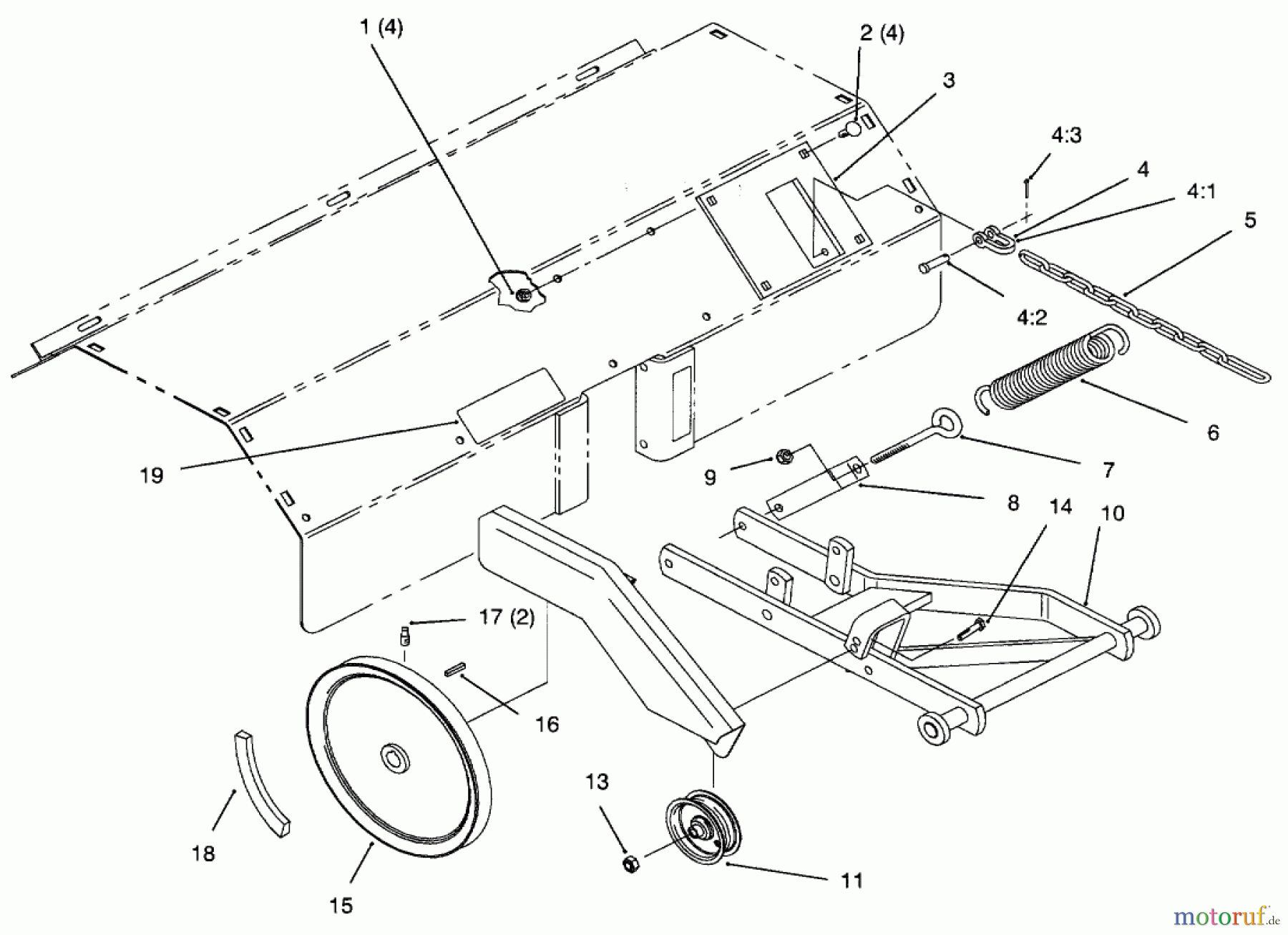  Toro Neu Accessories, Tiller/Cultivator 79370 - Toro 36