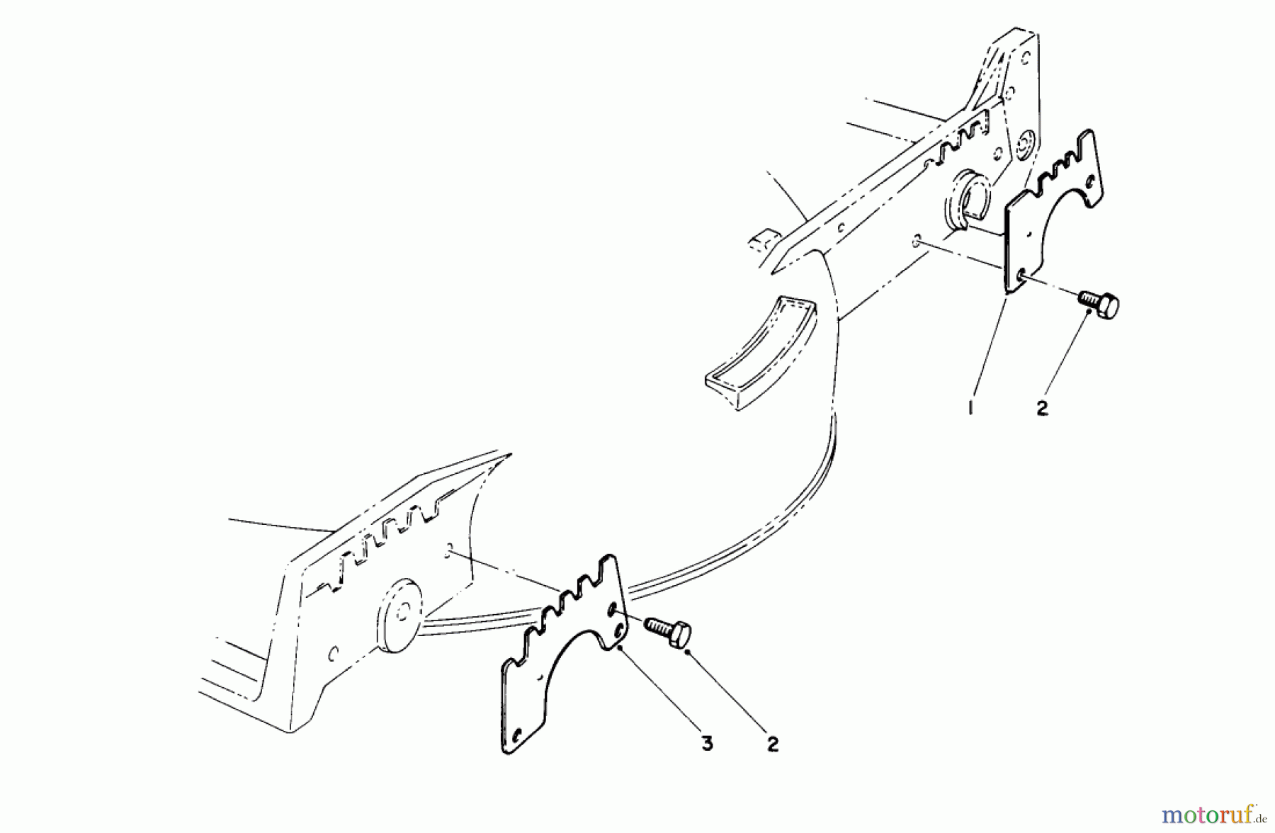  Toro Neu Mowers, Walk-Behind Seite 1 20668 - Toro Lawnmower, 1991 (1000001-1999999) WEAR PLATE MODEL NO. 49-4080 (OPTIONAL)