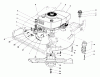 Toro 20671 - Lawnmower, 1983 (3000001-3999999) Ersatzteile ENGINE ASSEMBLY