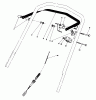 Toro 20671 - Lawnmower, 1983 (3000001-3999999) Ersatzteile TRACTION CONTROL ASSEMBLY