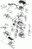 Toro 20671 - Lawnmower, 1989 (9000001-9999999) Ersatzteile ENGINE MODEL NO. TNT 100-10104F