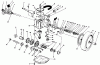 Toro 20671 - Lawnmower, 1989 (9000001-9999999) Ersatzteile GEAR CASE ASSEMBLY