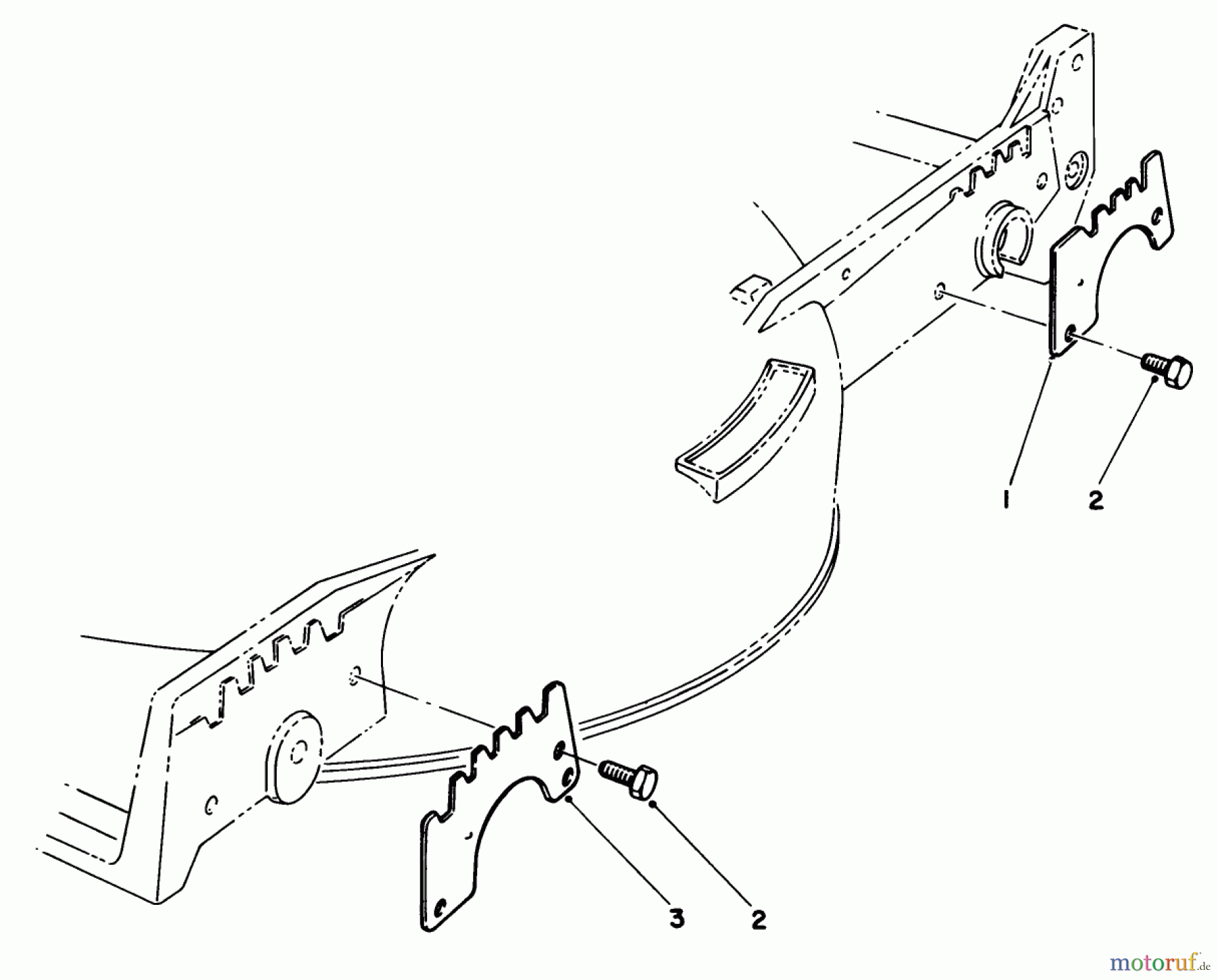  Toro Neu Mowers, Walk-Behind Seite 1 20675 - Toro Lawnmower, 1986 (6000001-6999999) WEAR PLATE KIT NO. 49-4080 (OPTIONAL)