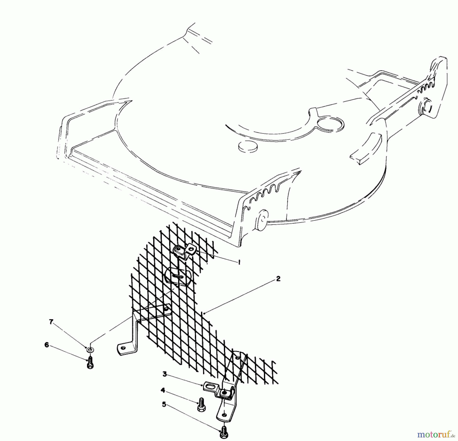  Toro Neu Mowers, Walk-Behind Seite 1 20676 - Toro Lawnmower, 1985 (5000001-5999999) LEAF SHREDDER KIT MODEL NO. 59157 (OPTIONAL)