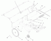 Toro 79370 - 36" Tiller, 300 Series Garden Tractors, 2001 (210000001-210999999) Listas de piezas de repuesto y dibujos HITCH, DRIVE AND IDLER PULLEYS