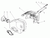 Toro 20680 - Lawnmower, 1986 (6000001-6999999) Ersatzteile MUFFLER ASSEMBLY