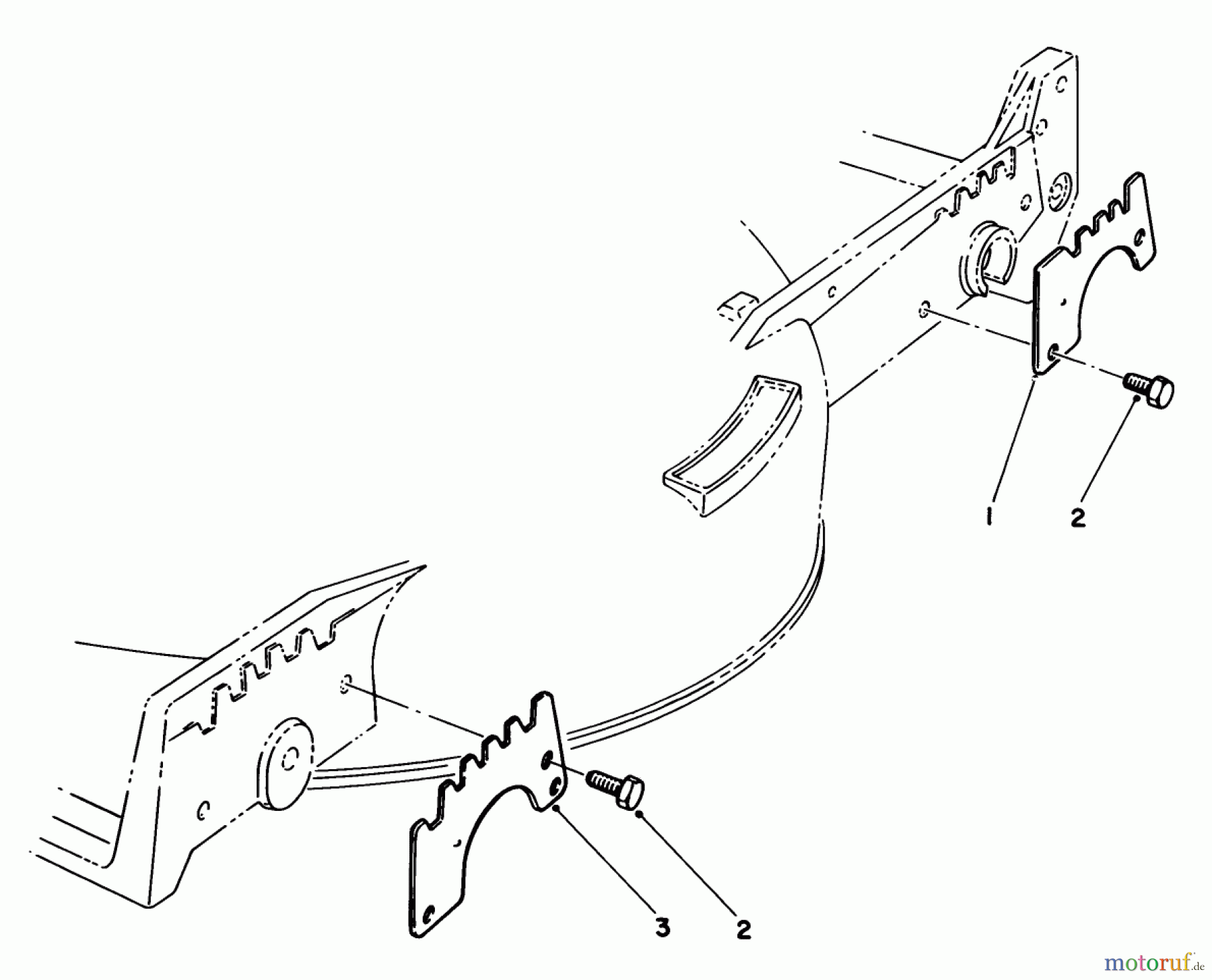  Toro Neu Mowers, Walk-Behind Seite 1 20680 - Toro Lawnmower, 1986 (6000001-6999999) WEAR PLATE KIT NO. 49-4080 (OPTIONAL)