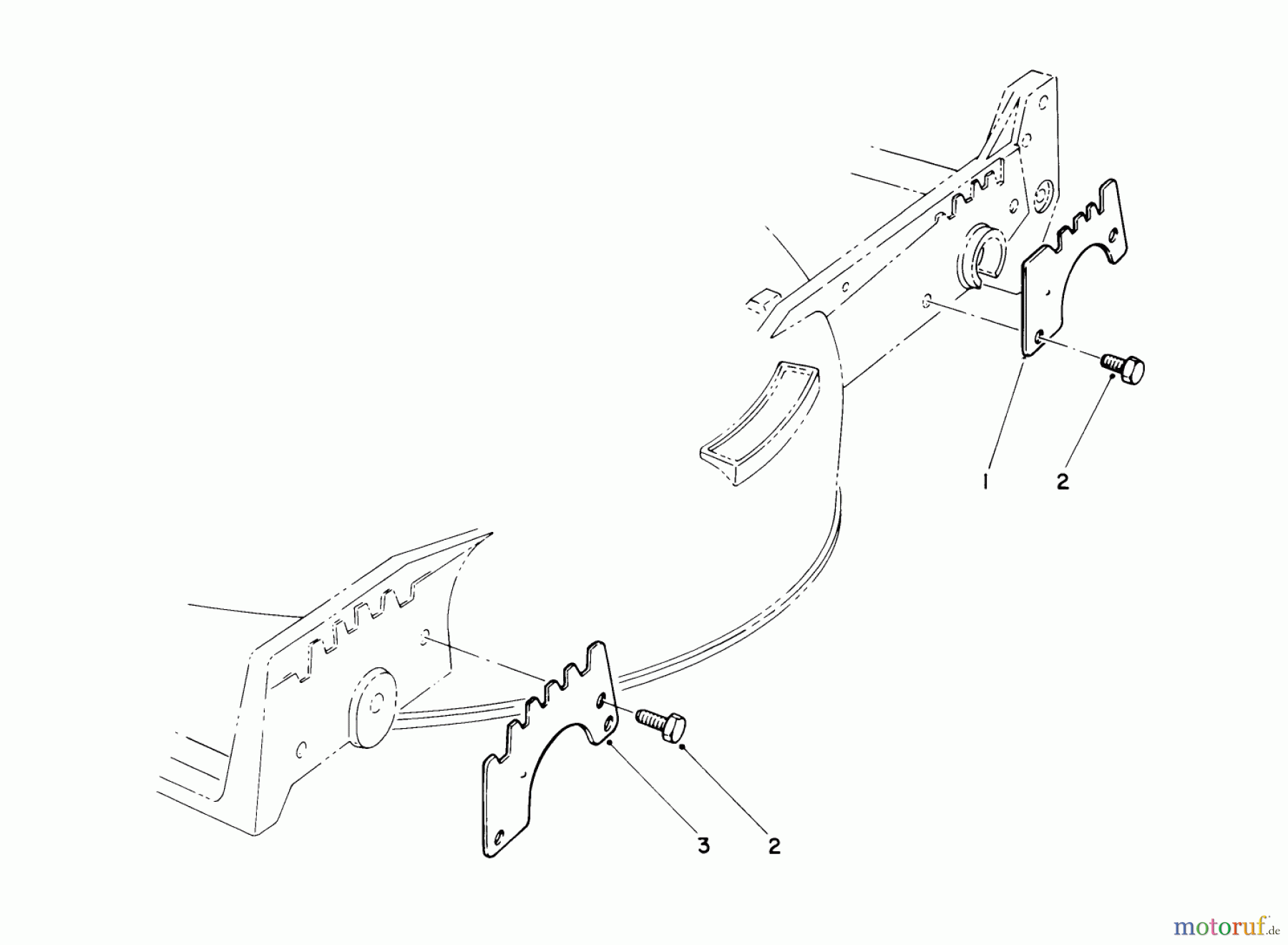  Toro Neu Mowers, Walk-Behind Seite 1 20680 - Toro Lawnmower, 1990 (0000001-0999999) WEAR PLATE MODEL NO. 49-4080 (OPTIONAL)