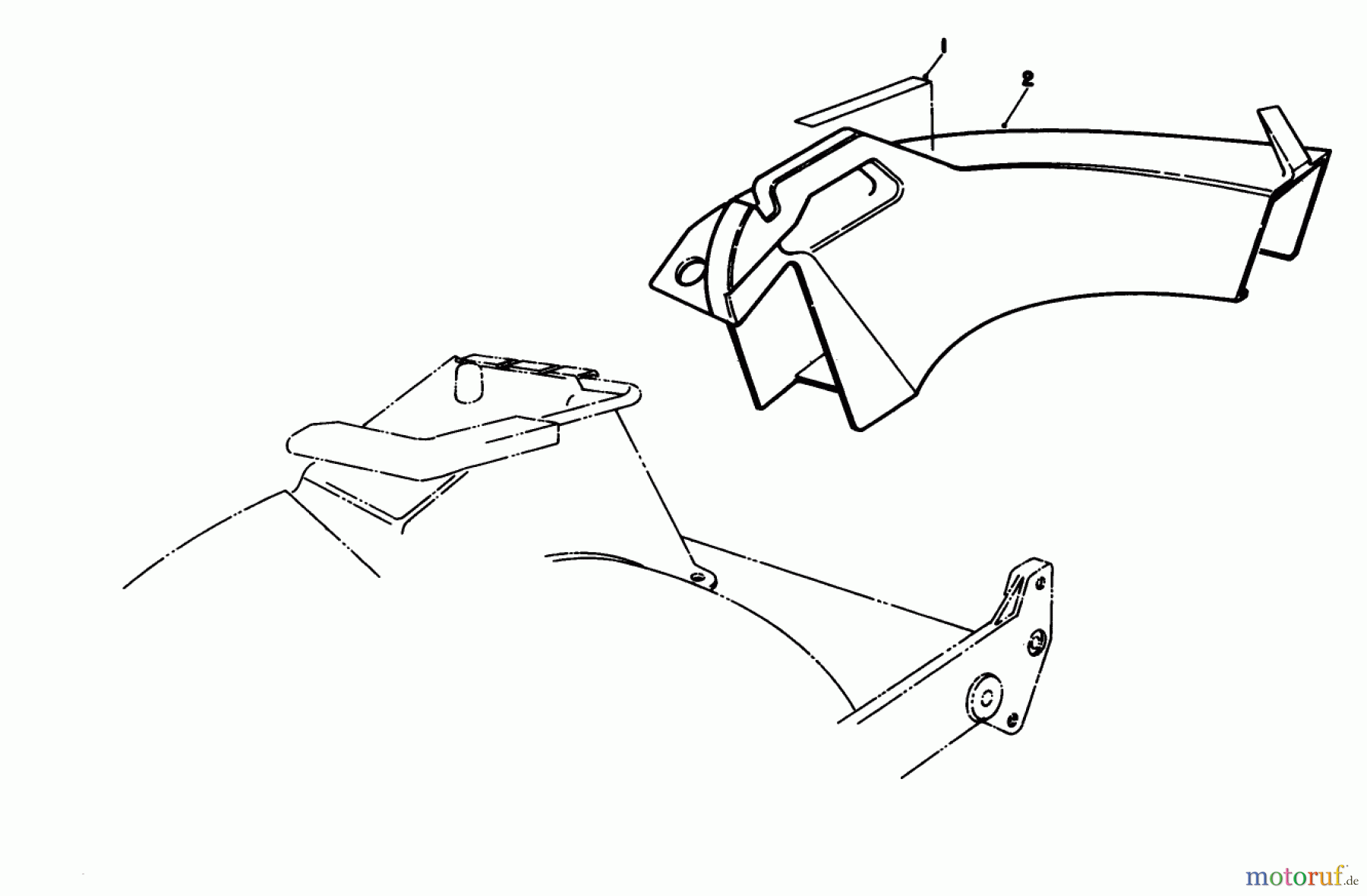  Toro Neu Mowers, Walk-Behind Seite 1 20684C - Toro Lawnmower, 1989 (9000001-9999999) SIDE DISCHARGE CHUTE MODEL NO. 59168 (OPTIONAL)
