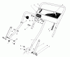 Toro 20692 - Lawnmower, 1990 (0000001-0999999) Ersatzteile HANDLE ASSEMBLY