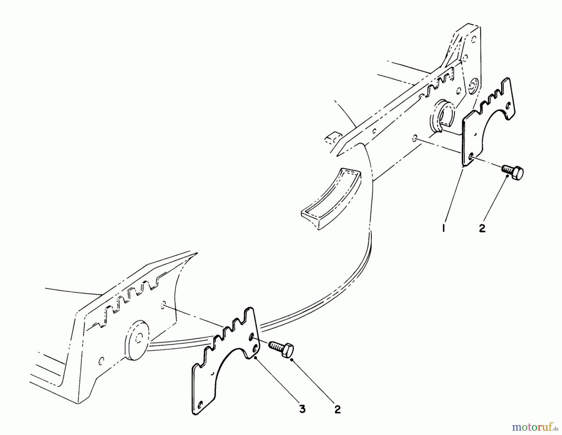  Toro Neu Mowers, Walk-Behind Seite 1 20692 - Toro Lawnmower, 1990 (0000001-0999999) WEAR PLATE KIT NO. 49-4080 (OPTIONAL)