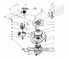 Toro 20695 - Lawnmower, 1988 (8000001-8999999) Ersatzteile BLADE BRAKE CLUTCH ASSEMBLY