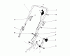 Toro 20698 - Lawnmower, 1978 (8000001-8999999) Ersatzteile HANDLE ASSEMBLY
