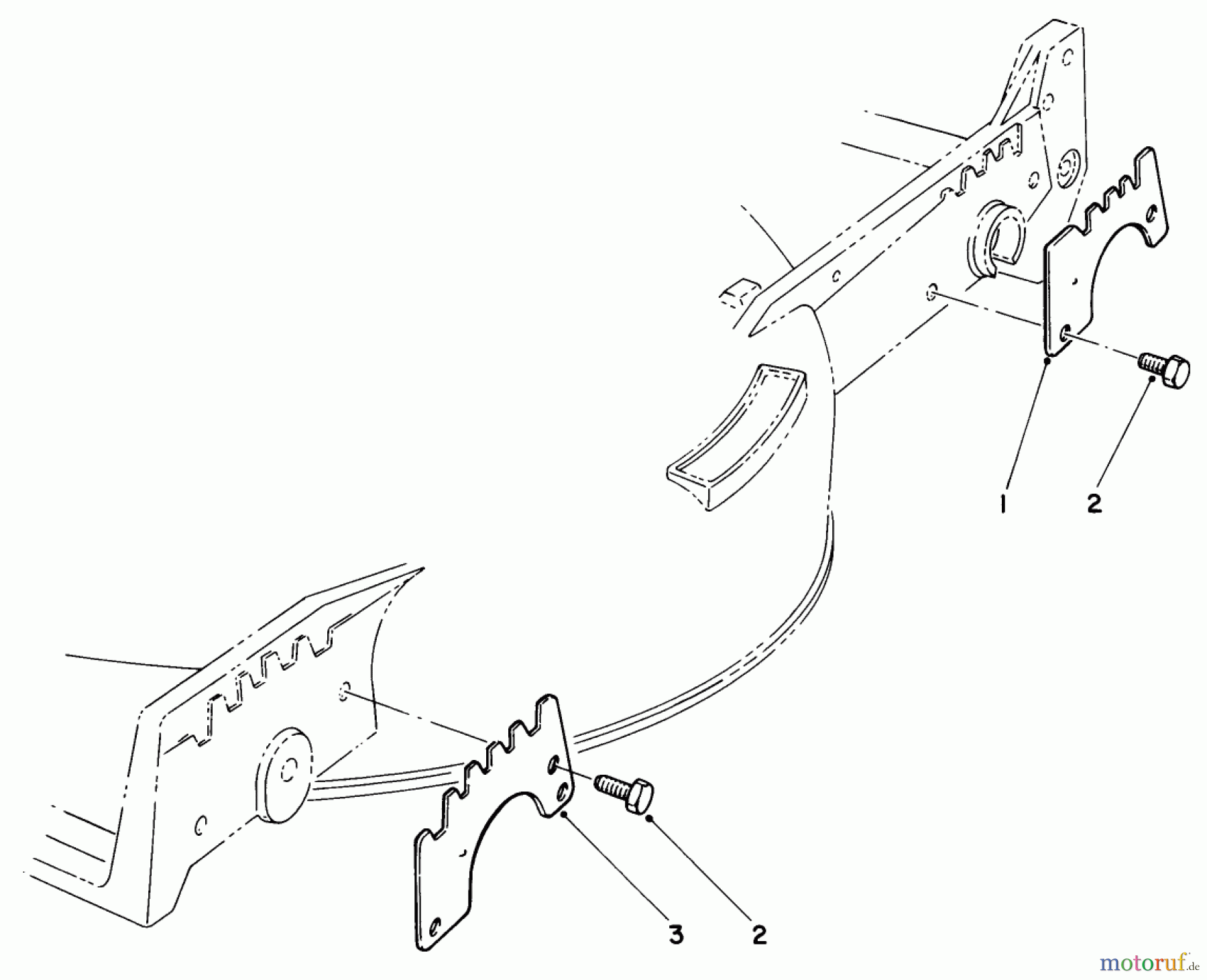  Toro Neu Mowers, Walk-Behind Seite 1 20705 - Toro Lawnmower, 1984 (4000001-4999999) WEAR PLATE KIT NO. 49-4080 (OPTIONAL)