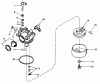 Toro 20715 - Lawnmower, 1980 (0000001-0999999) Ersatzteile CARBURETOR NO. 632050