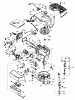 Toro 20715 - Lawnmower, 1983 (3000001-3999999) Ersatzteile ENGINE TECUMSEH MODEL NO. TNT100-10087E