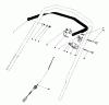 Toro 20715 - Lawnmower, 1983 (3000001-3999999) Ersatzteile TRACTION CONTROL ASSEMBLY