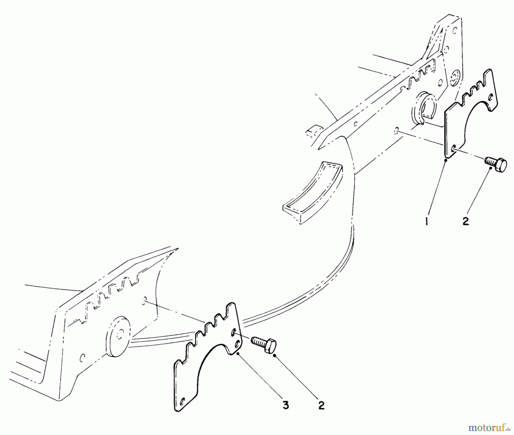  Toro Neu Mowers, Walk-Behind Seite 1 20715 - Toro Lawnmower, 1984 (4000001-4999999) WEAR PLATE KIT NO. 49-4080 (OPTIONAL)