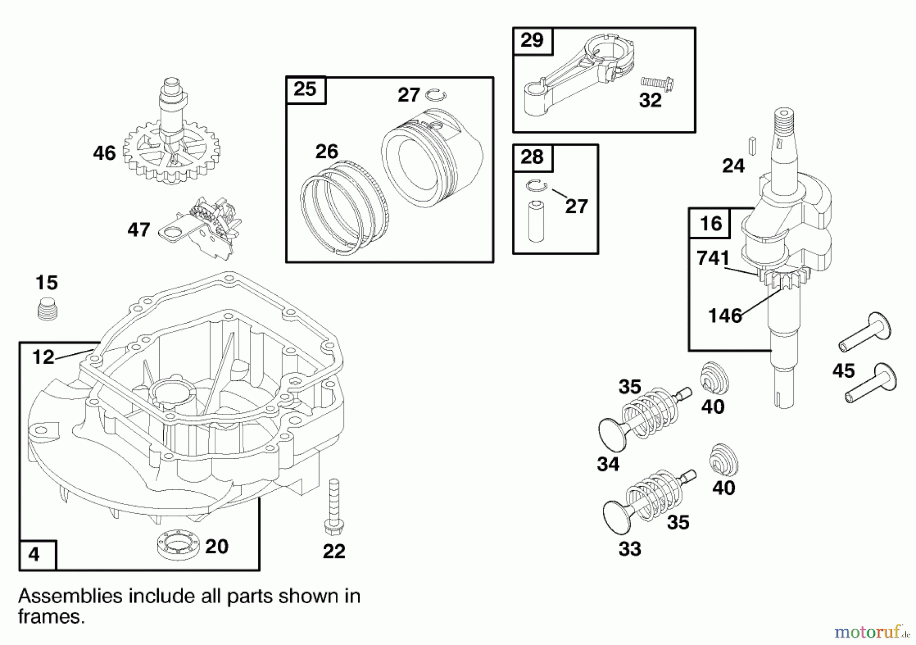  Toro Neu Mowers, Walk-Behind Seite 1 20716 - Toro Side Discharge Mower, 1998 (8900001-8999999) ENGINE BRIGGS & STRATTON MODEL 12U802-1739-E1 #2