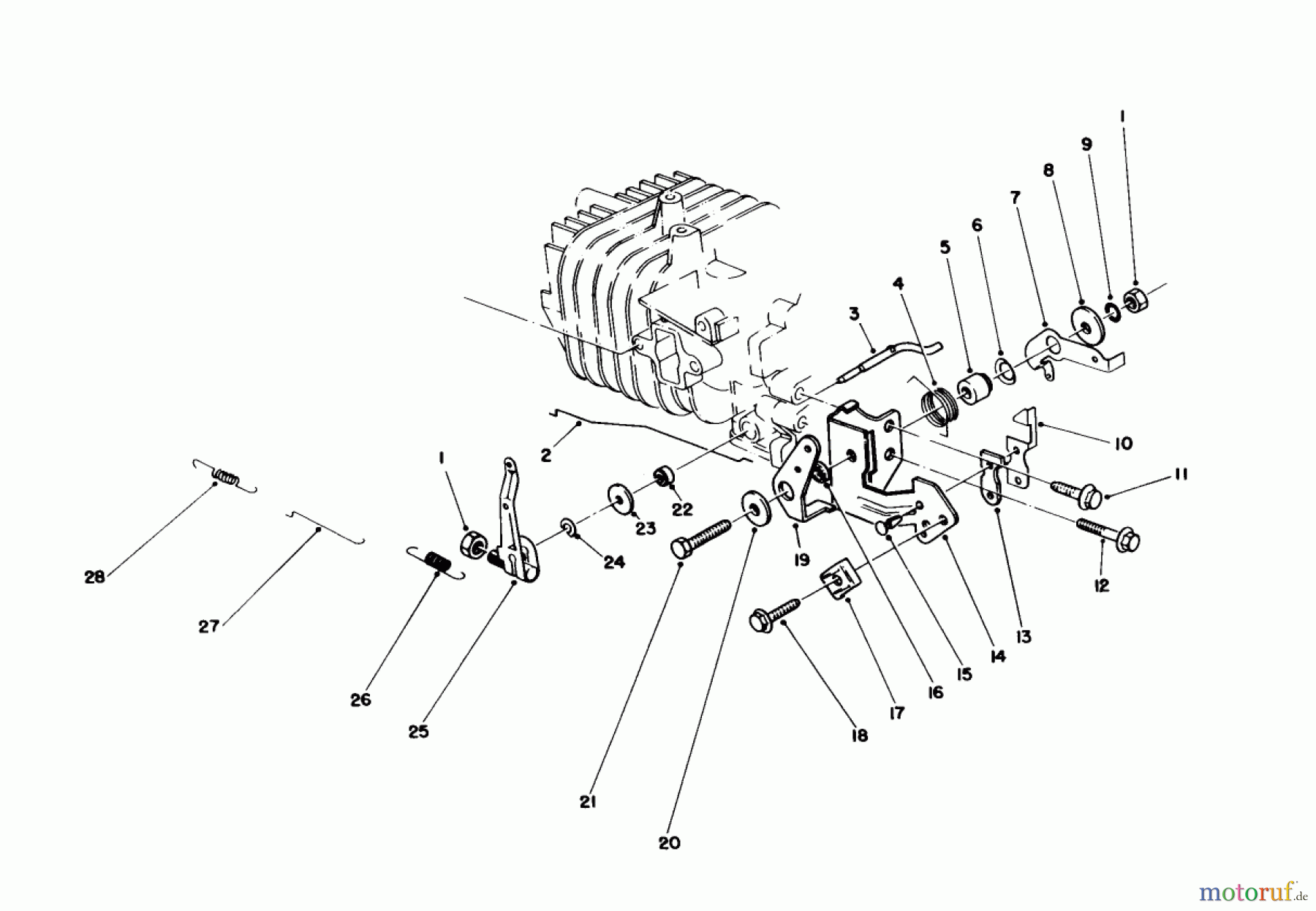  Toro Neu Mowers, Walk-Behind Seite 1 20745C - Toro Lawnmower, 1987 (7000001-7999999) CARBURETOR ASSEMBLY (ENGINE NO. 47PG6)