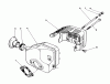 Toro 20745C - Lawnmower, 1988 (8000001-8999999) Ersatzteile MUFFLER ASSEMBLY (ENGINE NO. 47PH7) (ENGINE NO. 47PG6)
