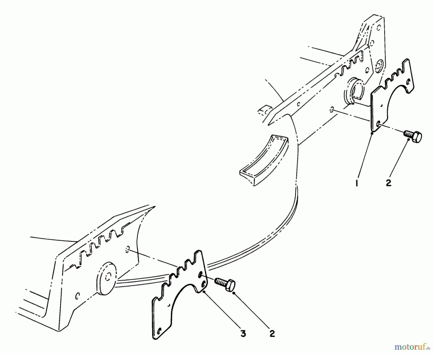  Toro Neu Mowers, Walk-Behind Seite 1 20747 - Toro Lawnmower, 1985 (5000001-5999999) WEAR PLATE KIT NO. 49-4080 (OPTIONAL)
