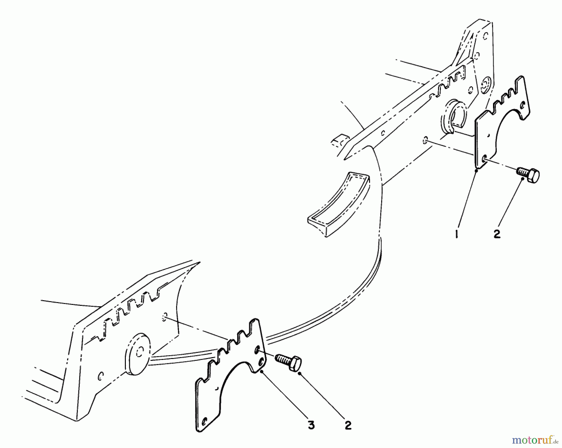  Toro Neu Mowers, Walk-Behind Seite 1 20747C - Toro Lawnmower, 1986 (6000001-6999999) WEAR PLATE KIT NO. 49-4080 (OPTIONAL)