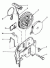 Toro 20758 - Lawnmower, 1982 (2000001-2999999) Ersatzteile STARTER NO. 590531