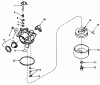 Toro 20762 - Lawnmower, 1979 (9000001-9999999) Ersatzteile CARBURETOR NO. 632050