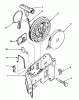 Toro 20762 - Lawnmower, 1983 (3000001-3999999) Ersatzteile REWIND STARTER NO. 590531