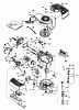 Toro 20762C - Lawnmower, 1986 (6000001-6999999) Ersatzteile ENGINE TECUMSEH MODEL NO. TNT 100-1OO99E
