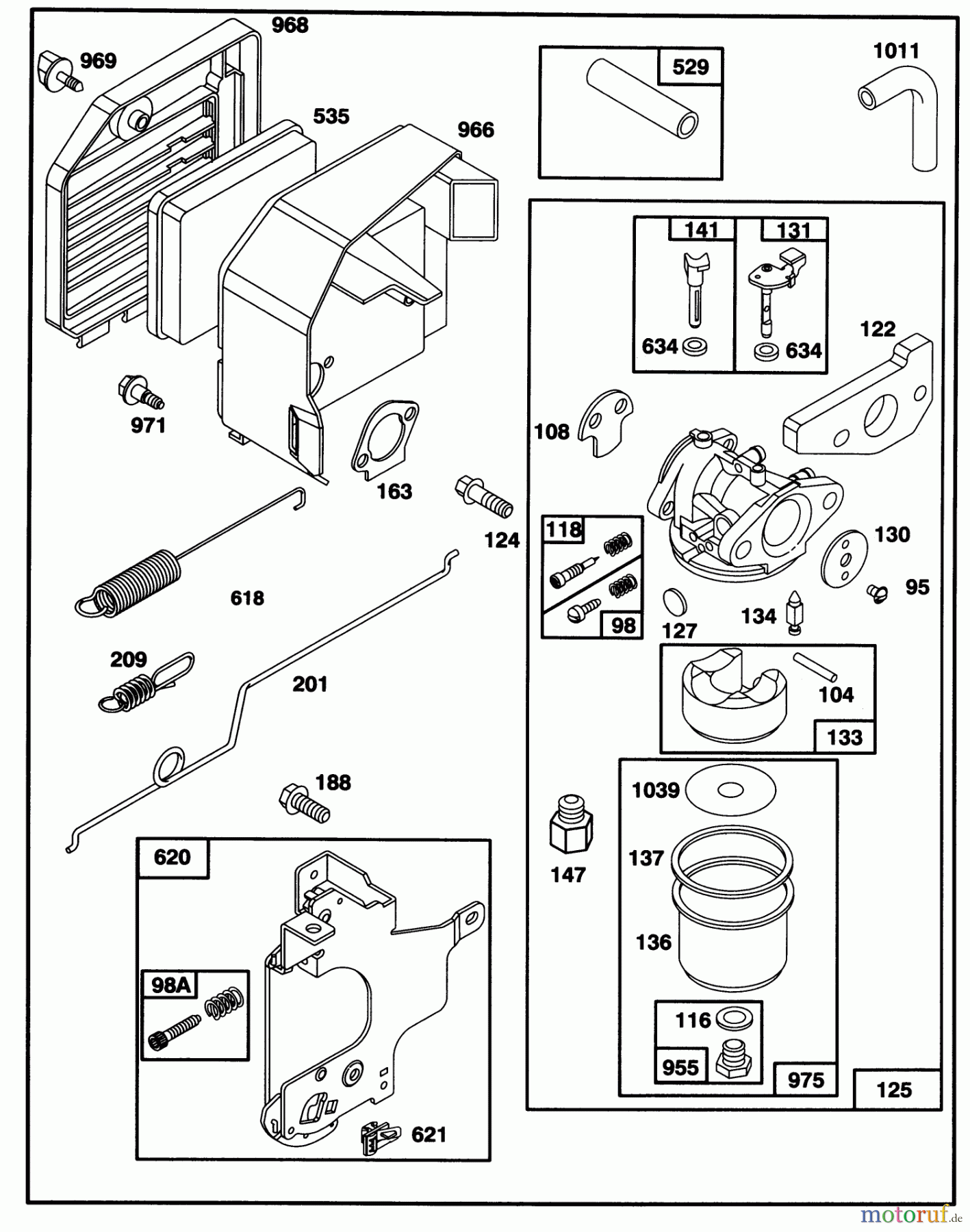  Toro Neu Mowers, Walk-Behind Seite 1 20763B - Toro Lawnmower, 1993 (39000001-39999999) ENGINE GTS-150 #2