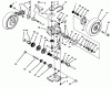 Toro 20763B - Lawnmower, 1993 (39000001-39999999) Ersatzteile GEAR CASE ASSEMBLY