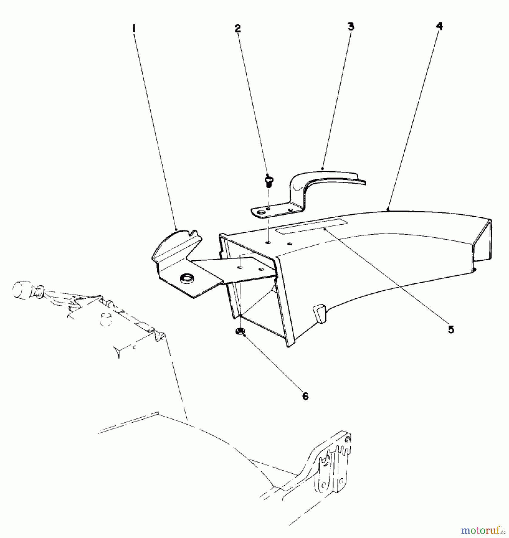  Toro Neu Mowers, Walk-Behind Seite 1 20771 - Toro Lawnmower, 1983 (3000001-3999999) SIDE DISCHARGE CHUTE KIT NO. 59109 (OPTIONAL)